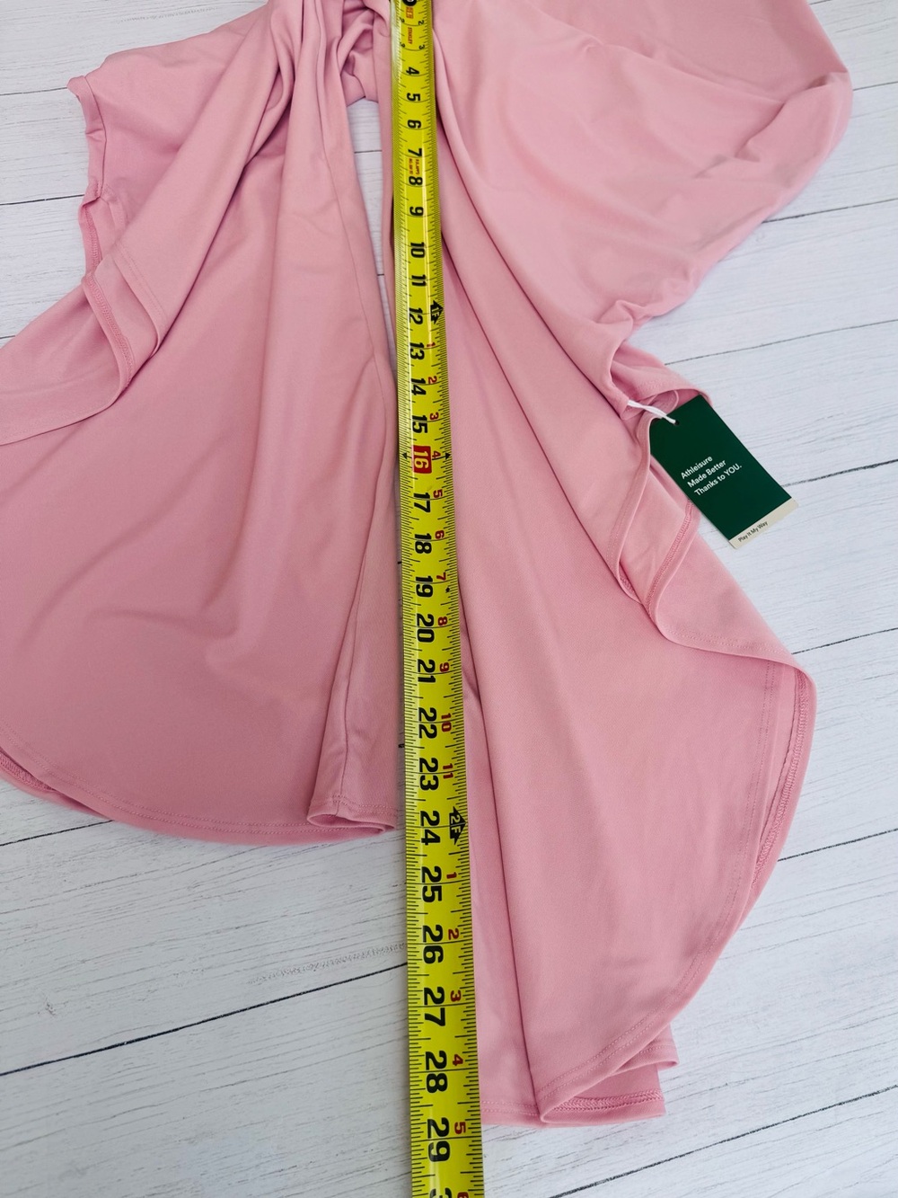HALARA Pink V-Neck Short Sleeve Wide-Leg Jumpsuit. Love it but it didn’t fit me. - Picture 8 of 10